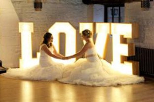 hire led love letters