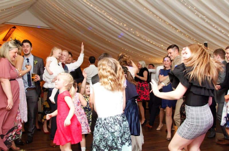 Mobile Disco In Matlock with a busy Dance floor