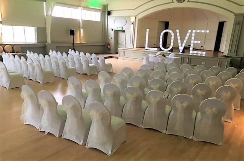 White Chair Cover Hire in Birmingham