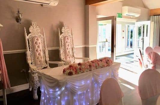 Bride and Groom Throne Chairs